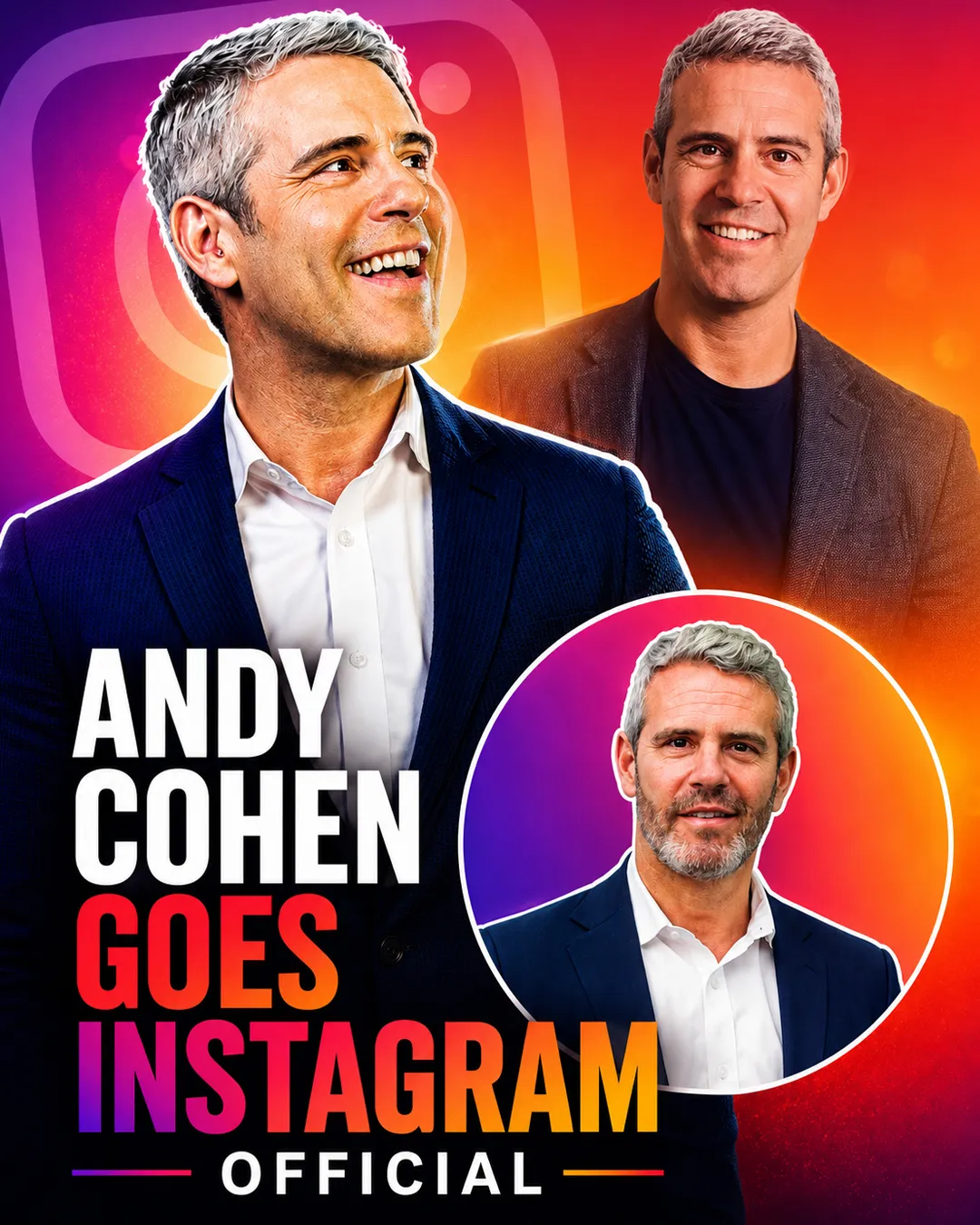 Andy Cohen Confirms Romance in Instagram Debut