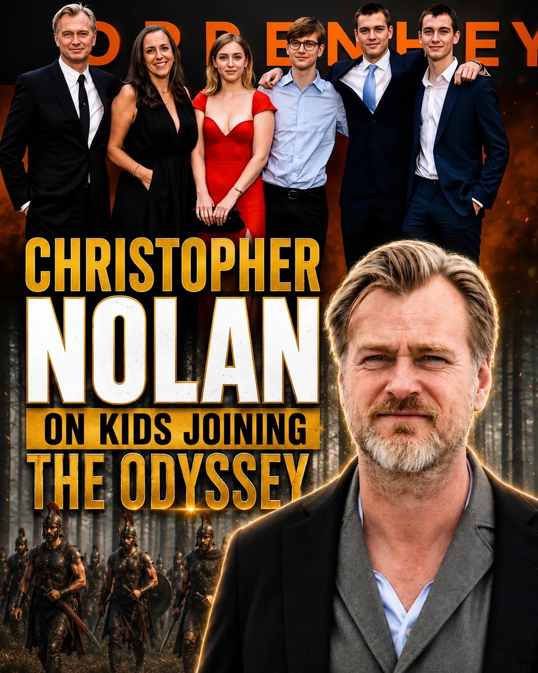 Christopher Nolan Shares Family’s Role in The Odyssey