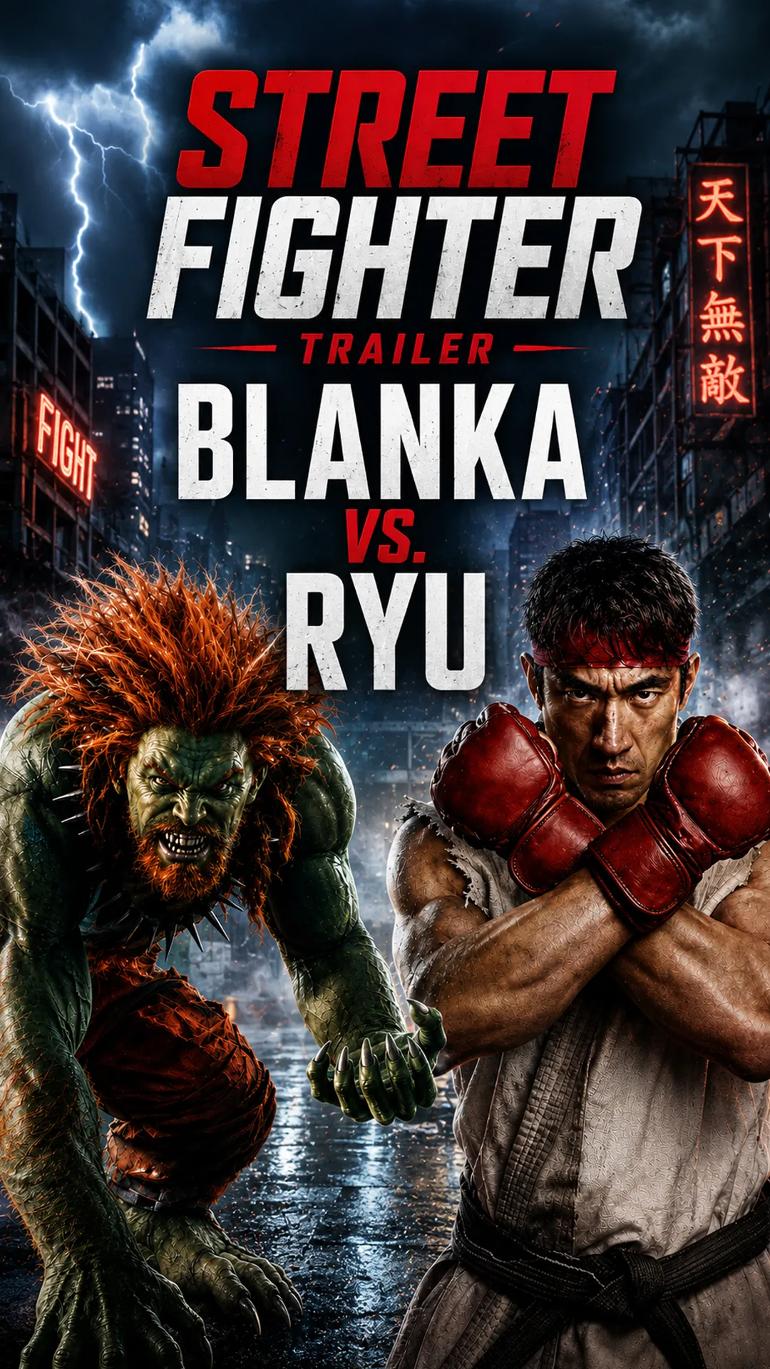 Street Fighter Unleashes Explosive Blanka vs. Ryu First Look