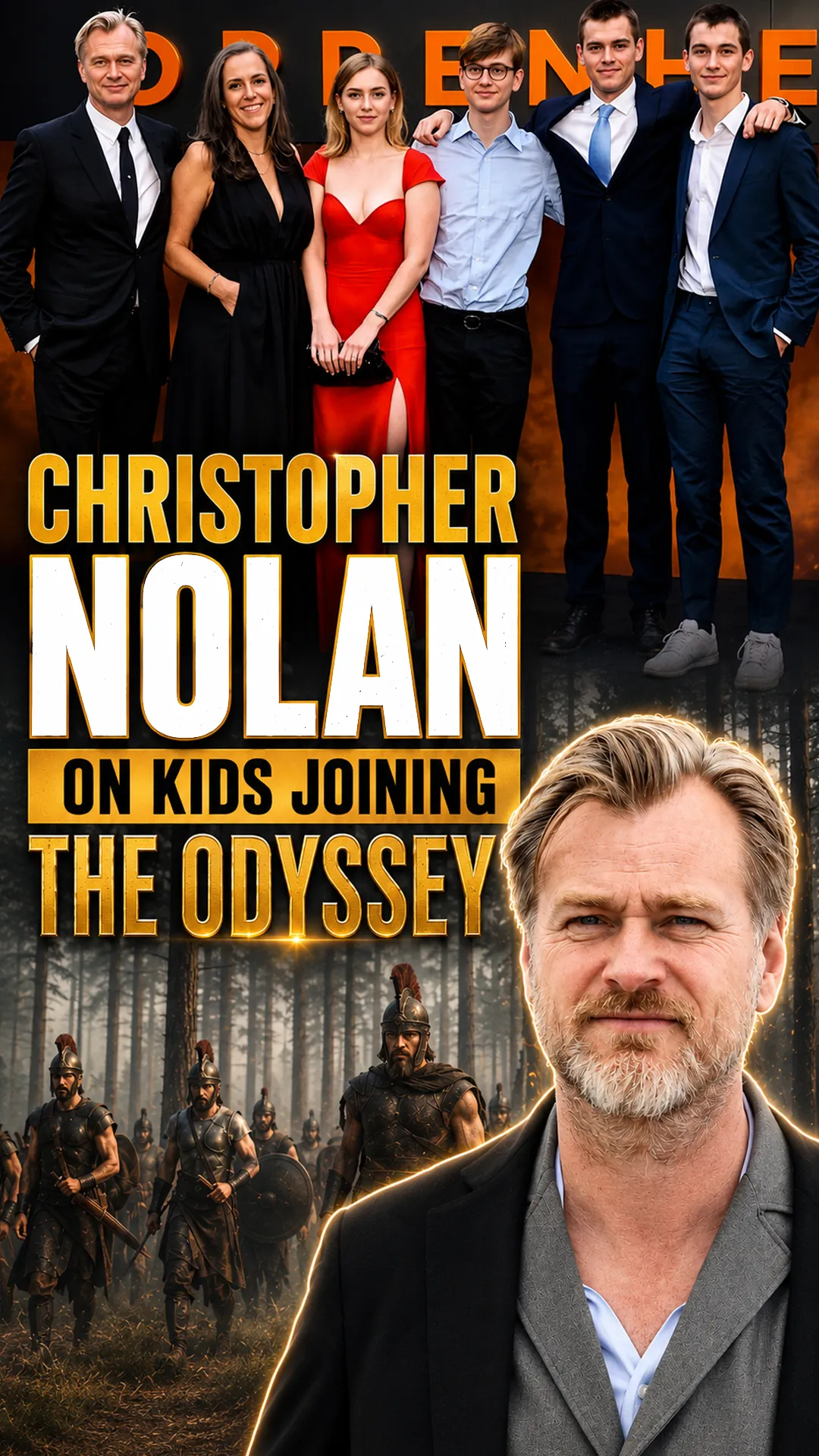 Christopher Nolan Shares Family’s Role in The Odyssey