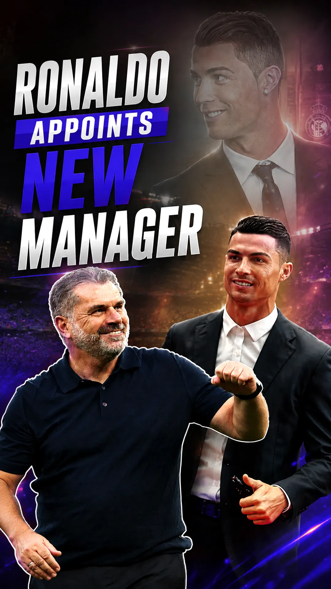 Cristiano Ronaldo Welcomes Ange Postecoglou as Al Nassr’s New Coach